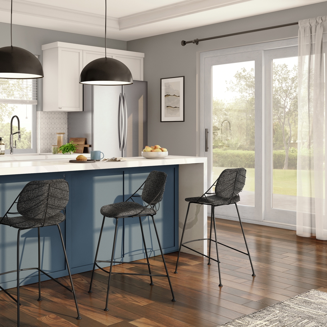 Sheffer Black Counter Stool - Thumbnail - Image 2