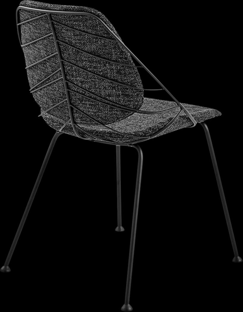 Sheffer Black Side Chair - Thumbnail - Image 4