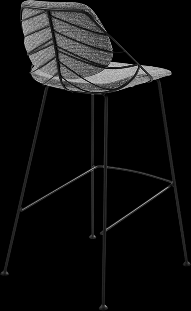 Sheffer Light Gray Bar Stool - Thumbnail - Image 3