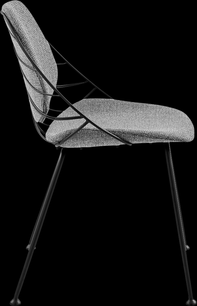 Sheffer Light Gray Side Chair - Thumbnail - Image 6