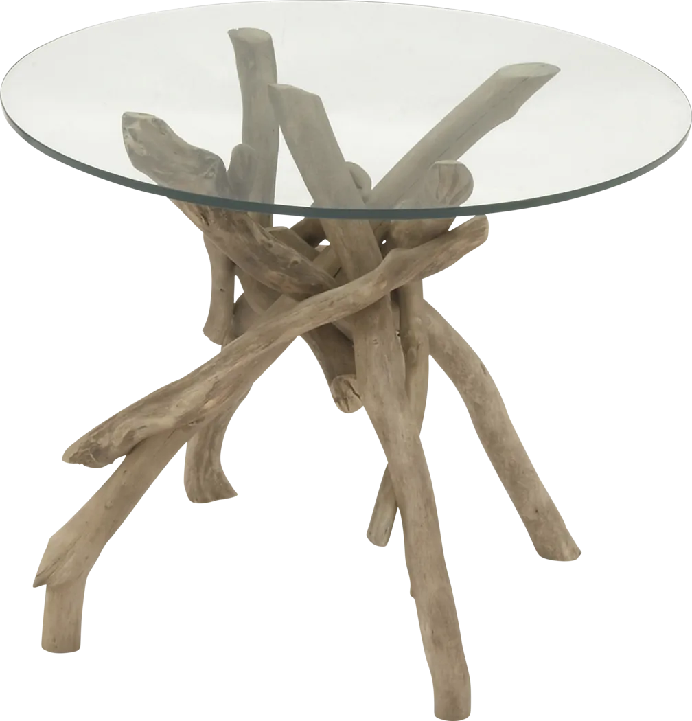 Shege Brown Accent Table - Thumbnail - Image 4