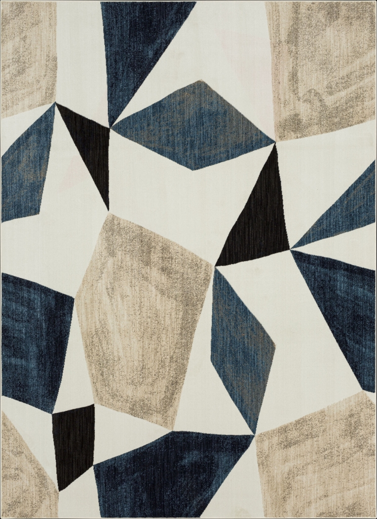 Sheko Blue 8' x 11' Rug - Thumbnail - Image 1
