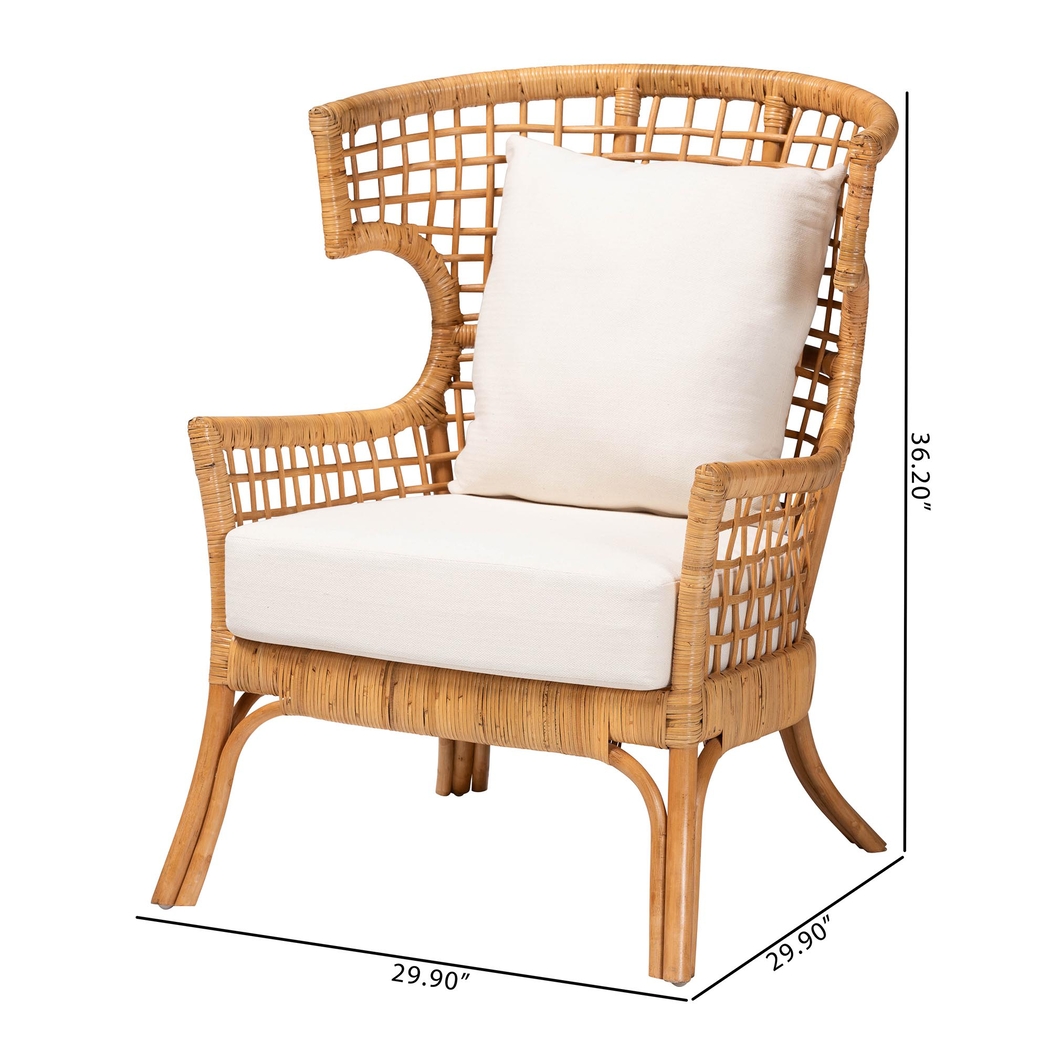 Shellbark Light Brown Accent Chair - Thumbnail - Image 3