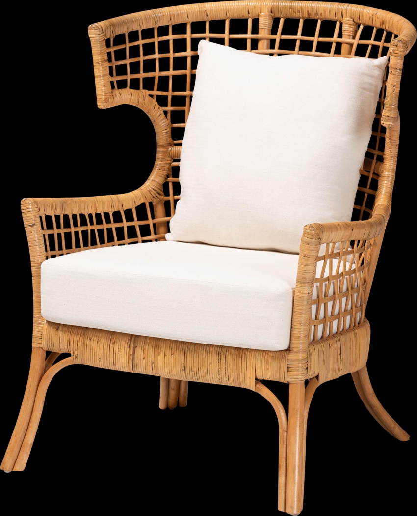 Shellbark Light Brown Accent Chair - Thumbnail - Image 1