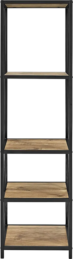 Shelley's Crossing Brown 4 Shelf Bookcase - Thumbnail - Image 3