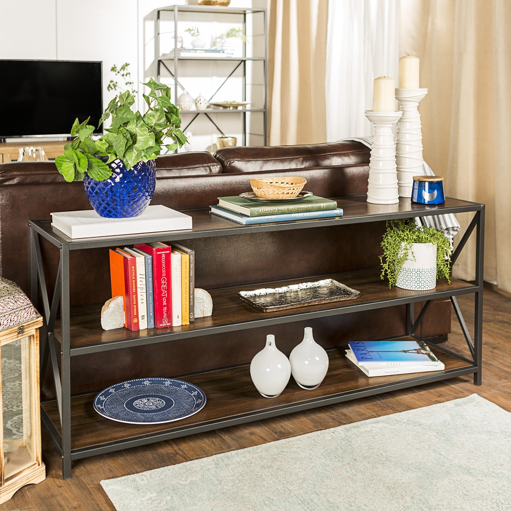 Shelley's Crossing Walnut Bookcase - Thumbnail - Image 4