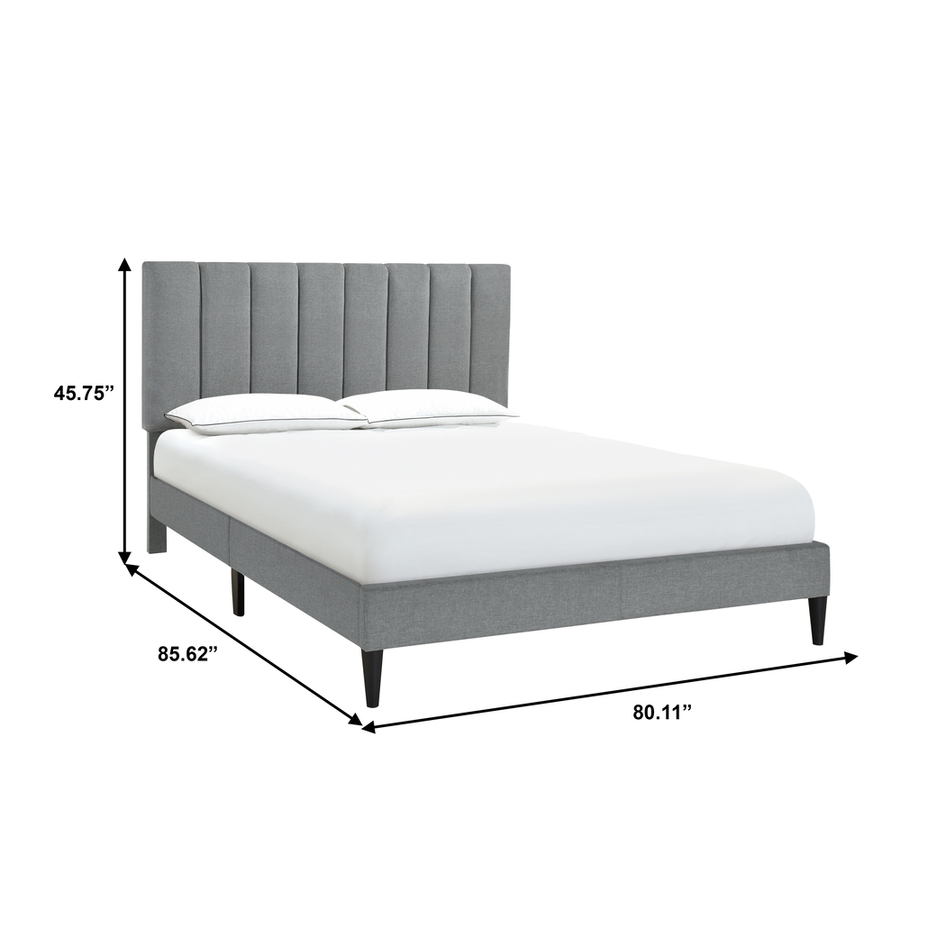 Shellgrove Gray King Bed - Thumbnail - Image 9