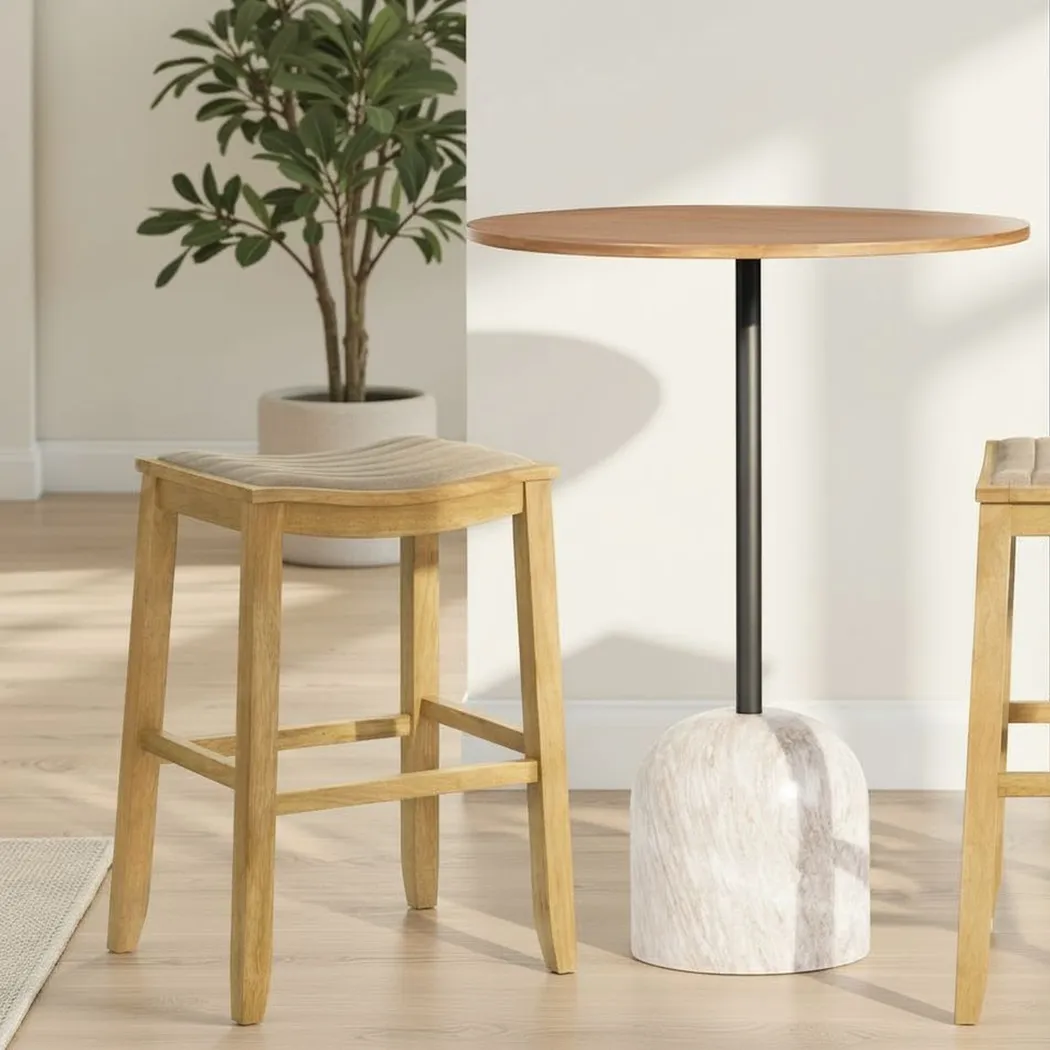 Shellpool Brown Barstool - Thumbnail - Image 2