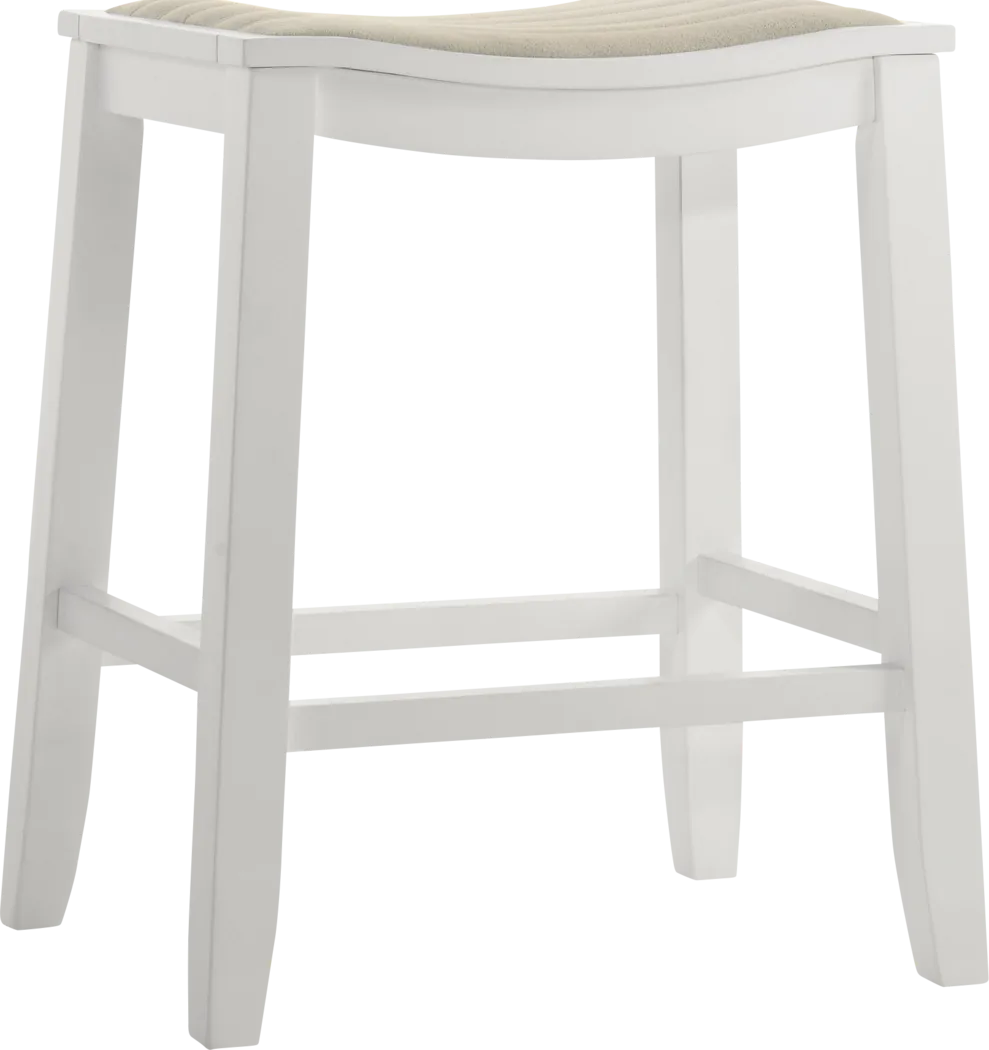 Shellpool White Counter Height Stool - Thumbnail - Image 5