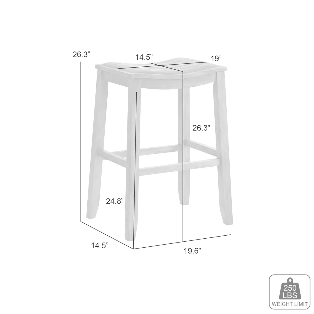 Shellpool White Counter Height Stool - Thumbnail - Image 8