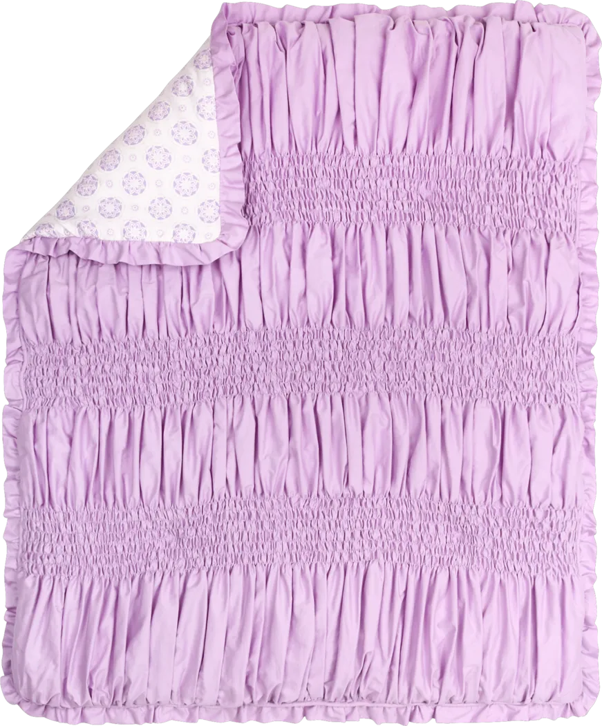 Shelly Lane Lilac 3 Pc Baby Bedding Set - Thumbnail - Image 2