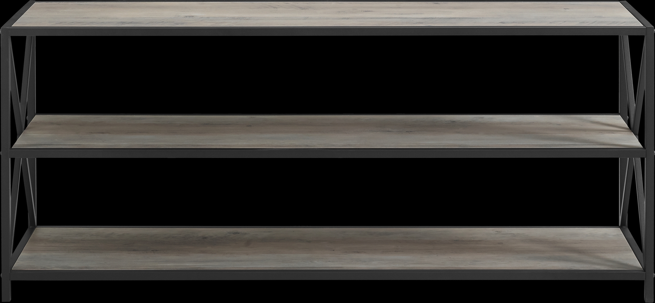 Shelly's Crossing Gray 60 in. Console - Thumbnail - Image 2