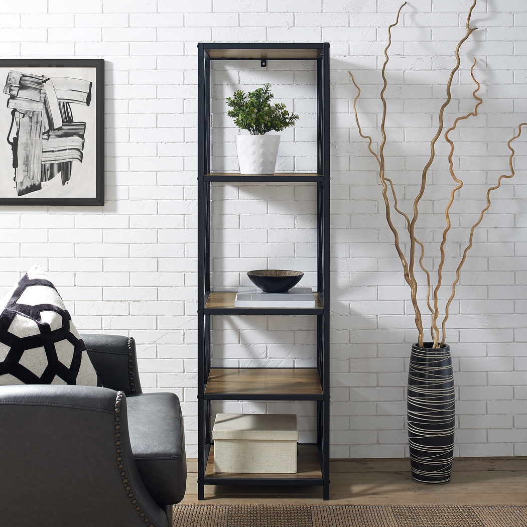 Shelley's Crossing Oak Bookcase - Thumbnail - Image 4