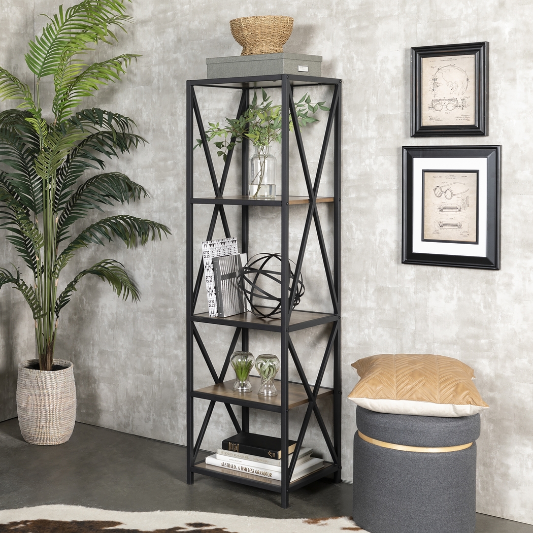 Shelley's Crossing Oak Bookcase - Thumbnail - Image 5