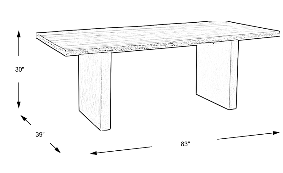 Dimension Image. Please refer to the Dimension Tab on this page for dimension details.