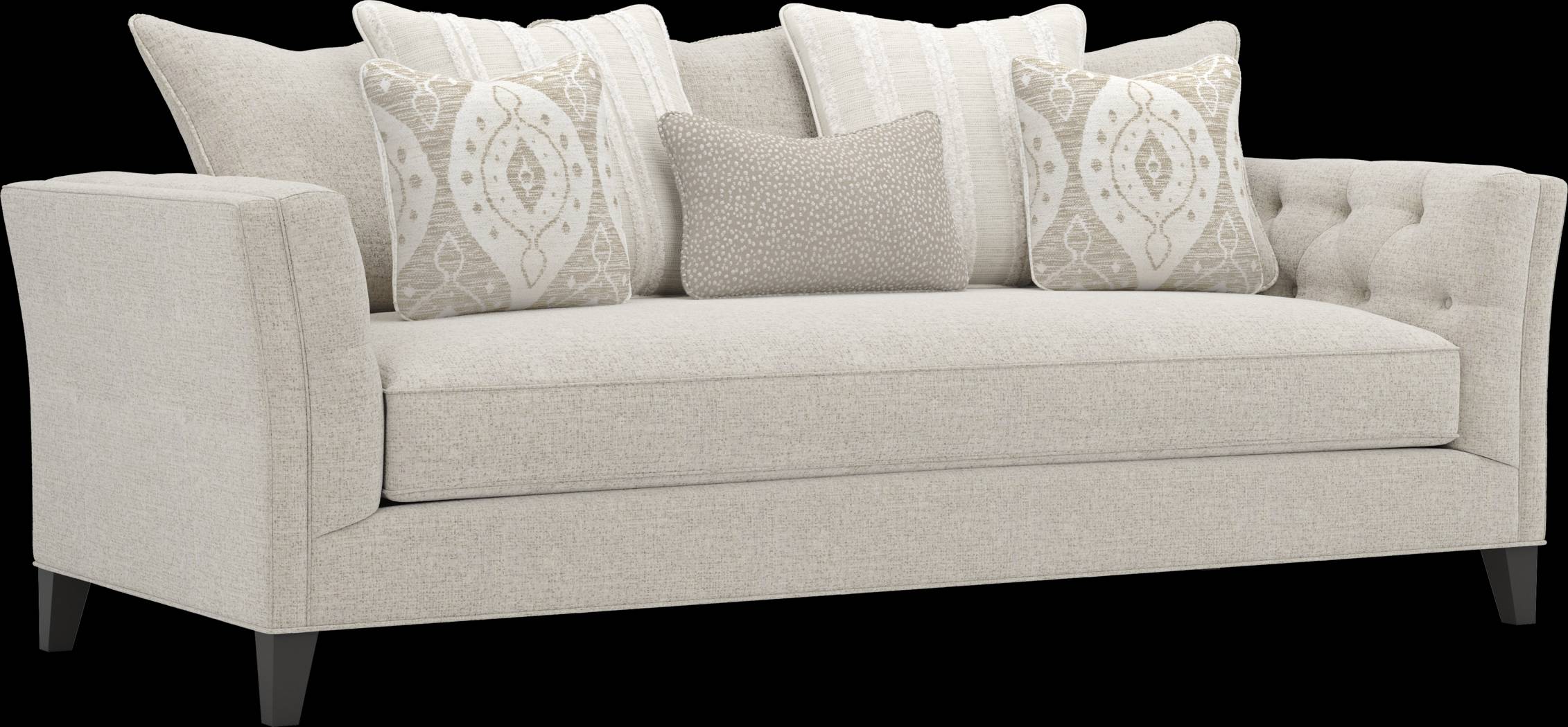 Shelton Ivory 7 pc Living Room with Sleeper - Thumbnail - Image 3