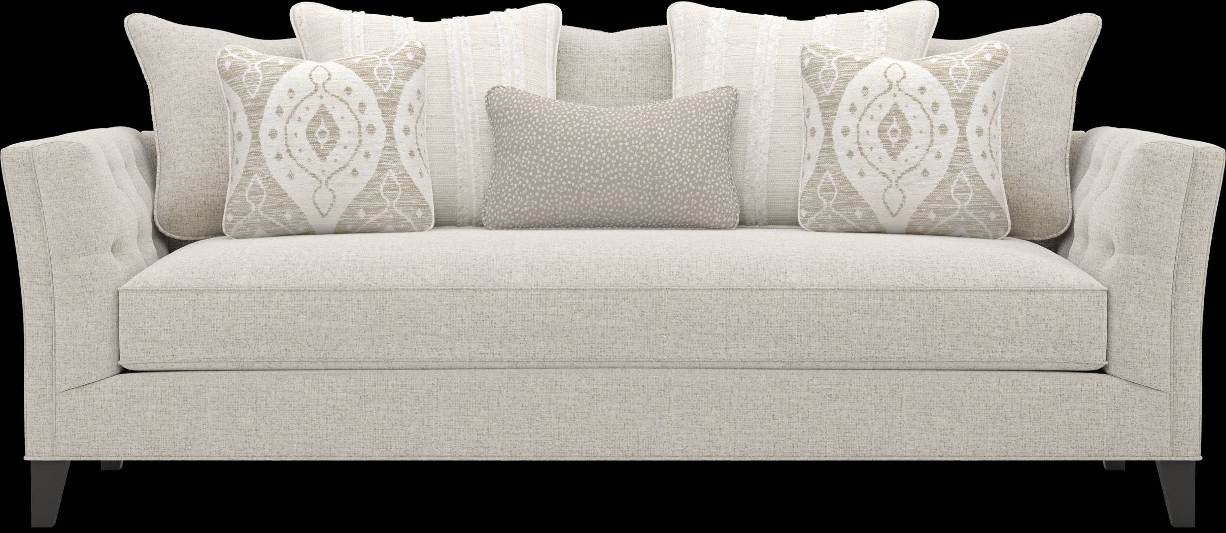 Shelton Ivory 7 pc Living Room with Sleeper - Thumbnail - Image 2