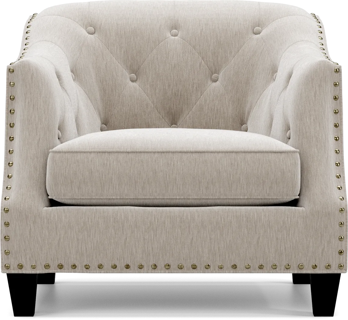 Shelton Platinum Accent Chair - Thumbnail - Image 2