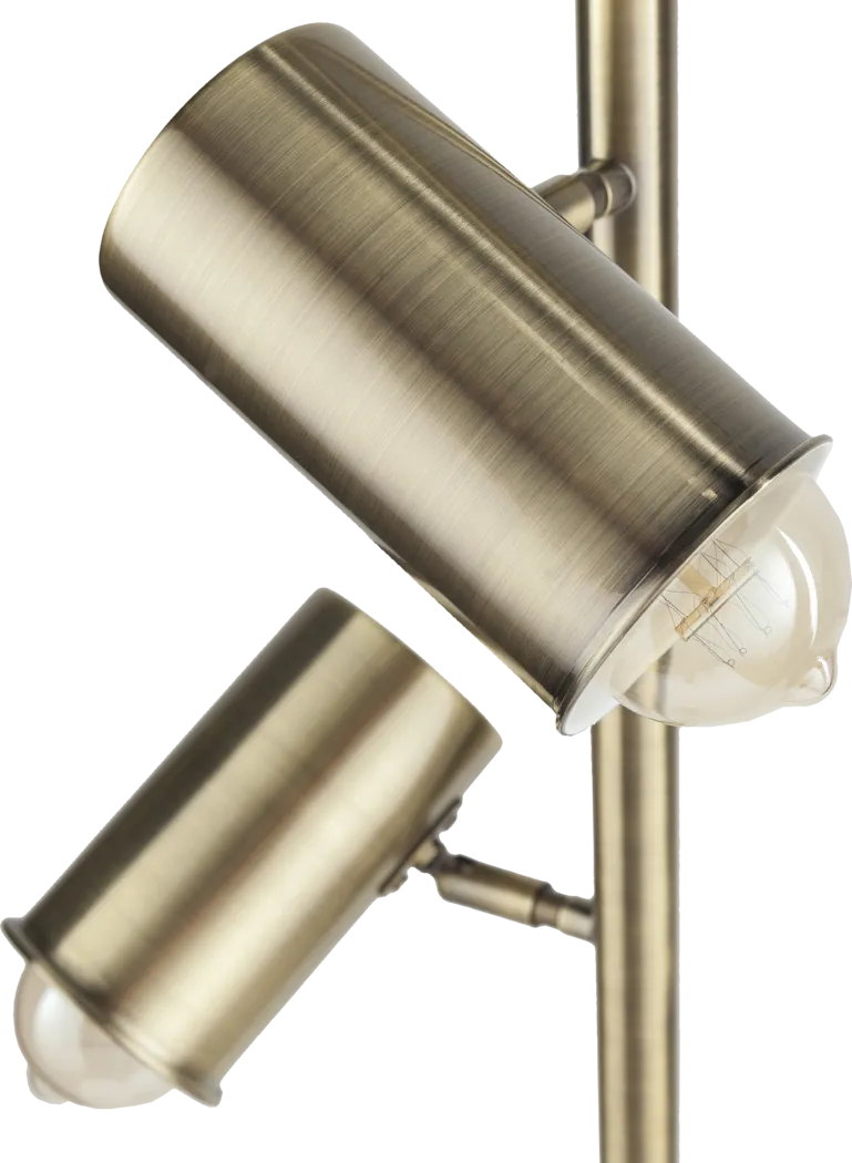 Sheltone Hills Gold Floor Lamp - Thumbnail - Image 3