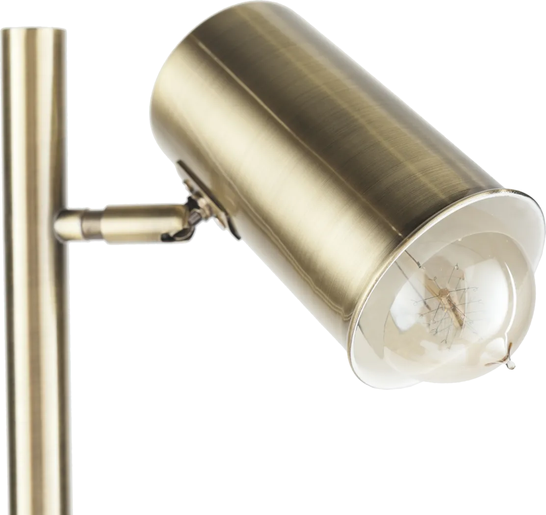 Sheltone Hills Gold Floor Lamp - Thumbnail - Image 4