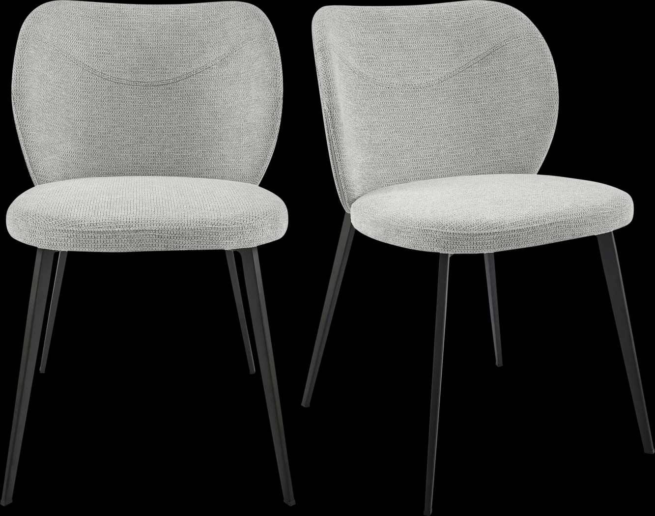 Shenadoah Light Gray Dining Chair, Set of 2 - Thumbnail - Image 1