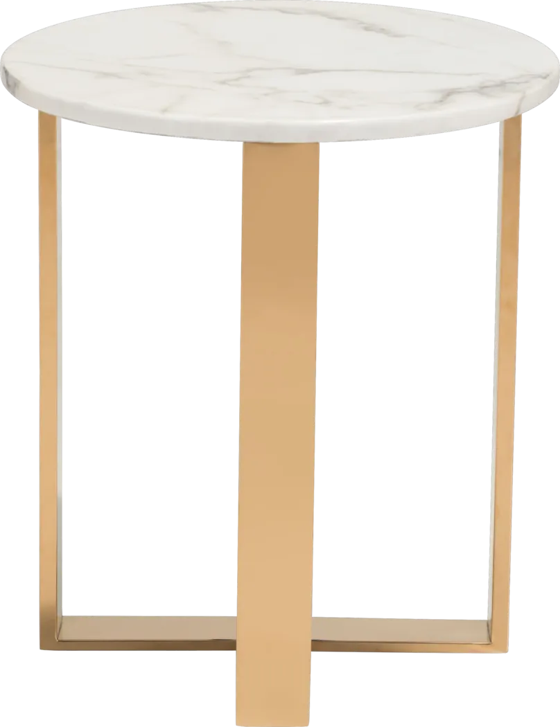 Shenley Trace White End Table - Thumbnail - Image 3