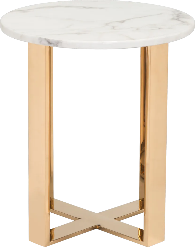 Shenley Trace White End Table - Thumbnail - Image 4