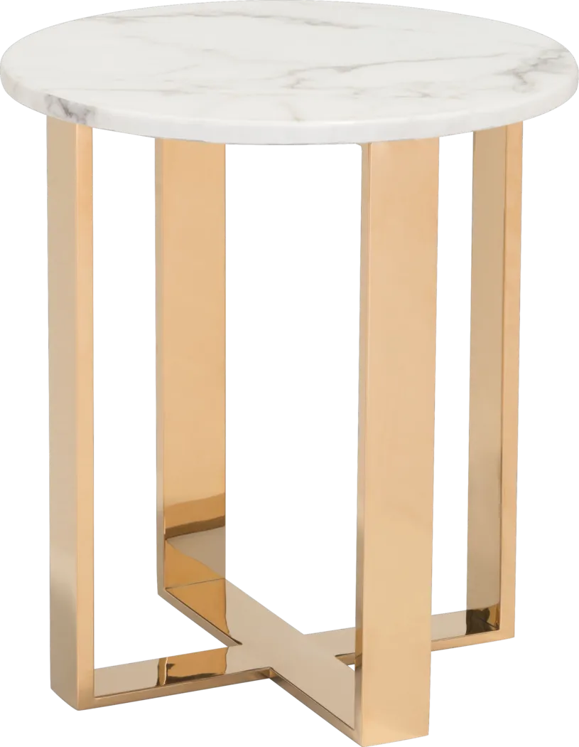 Shenley Trace White End Table - Thumbnail - Image 1