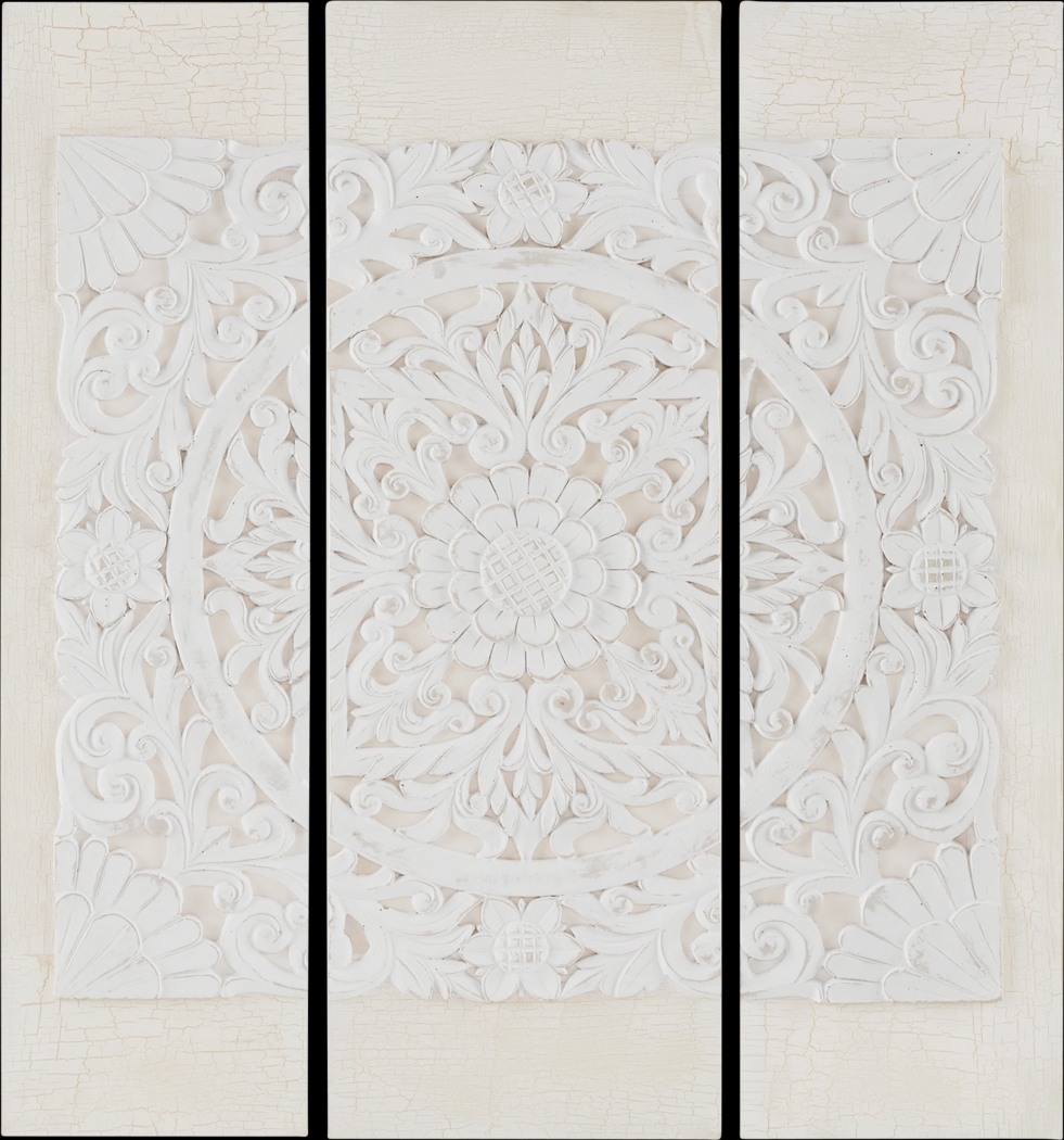 Shenma Off-White Artwork, Set of 3 - Thumbnail - Image 1