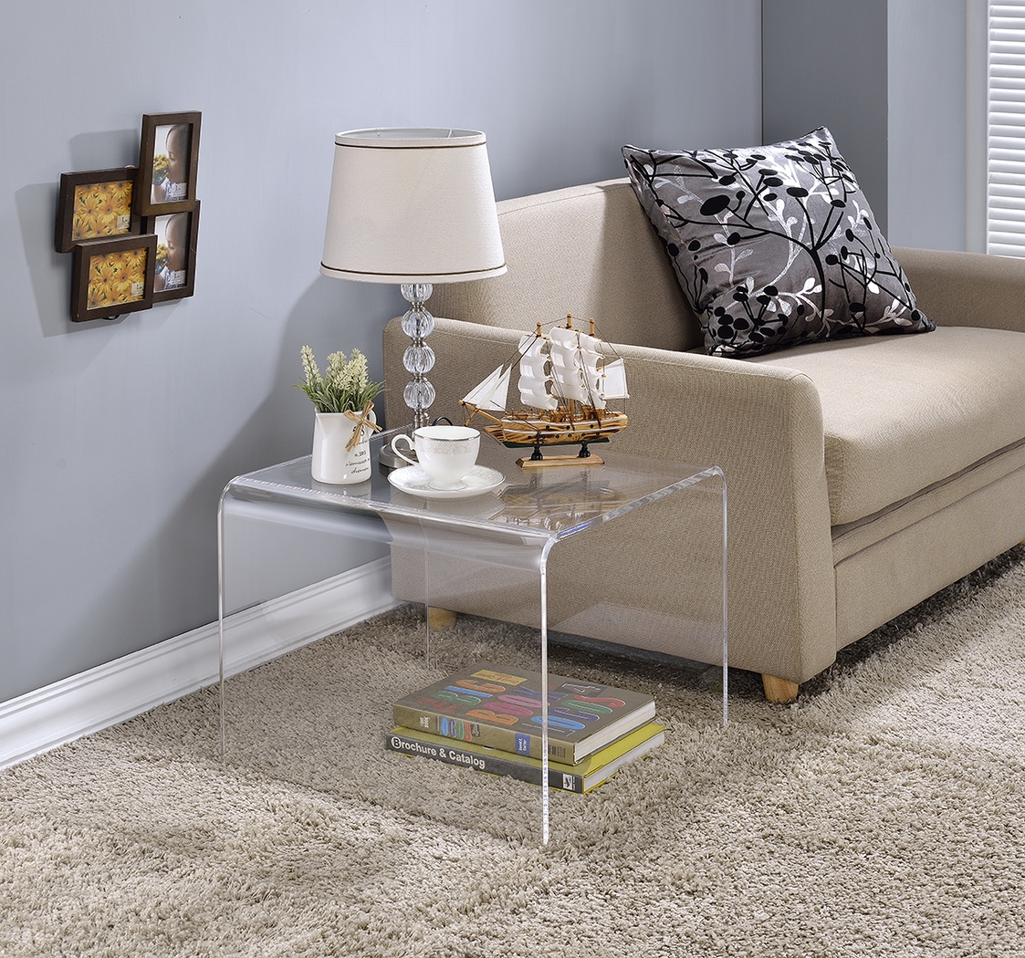 Shepdal Clear End Table - Thumbnail - Image 2