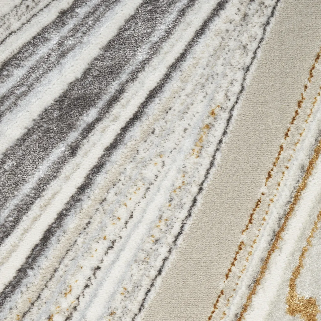 Shepdell Gray/Gold 3'11 x 5'11 Rug - Thumbnail - Image 8