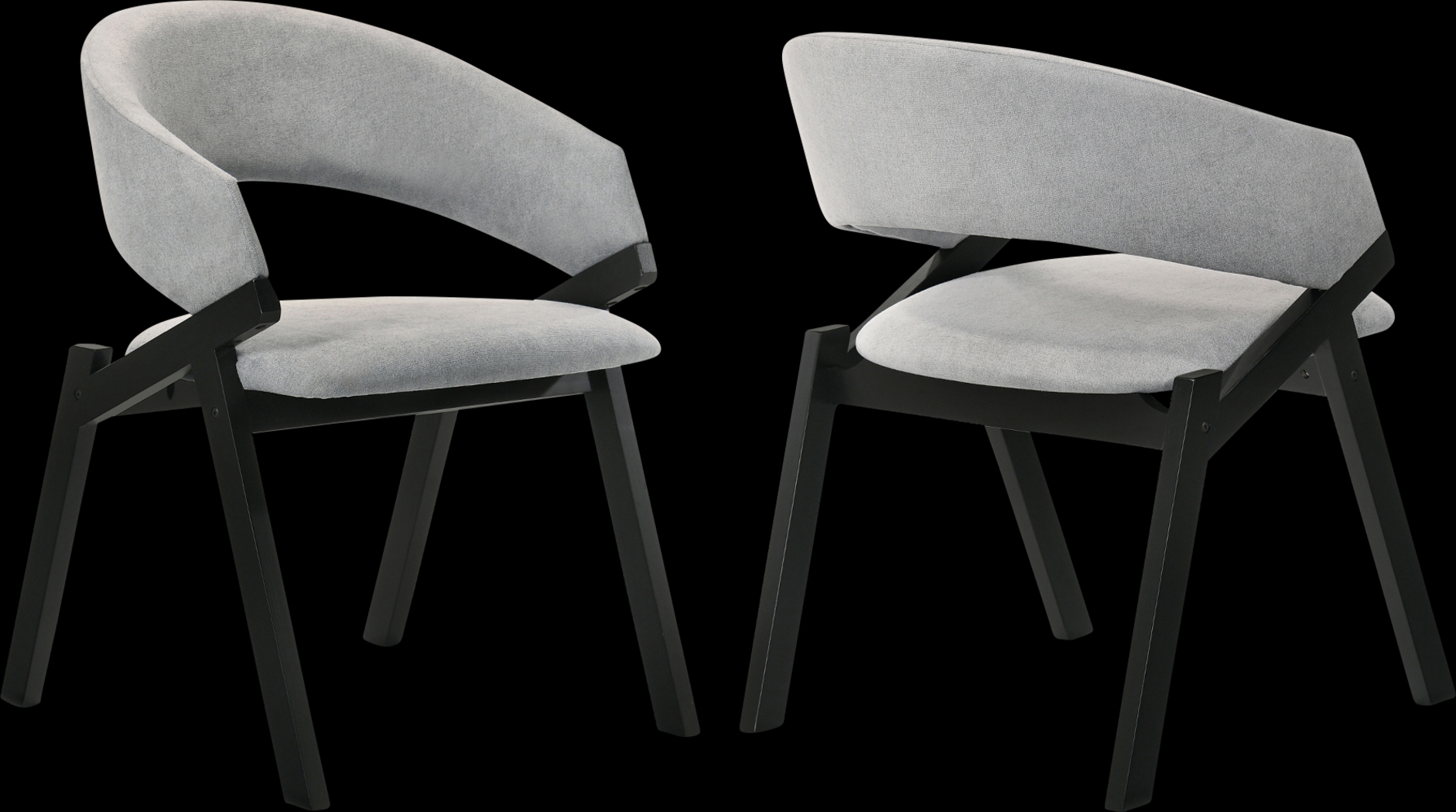 Sheralee I Gray Dining Chair, Set of 2 - Thumbnail - Image 1