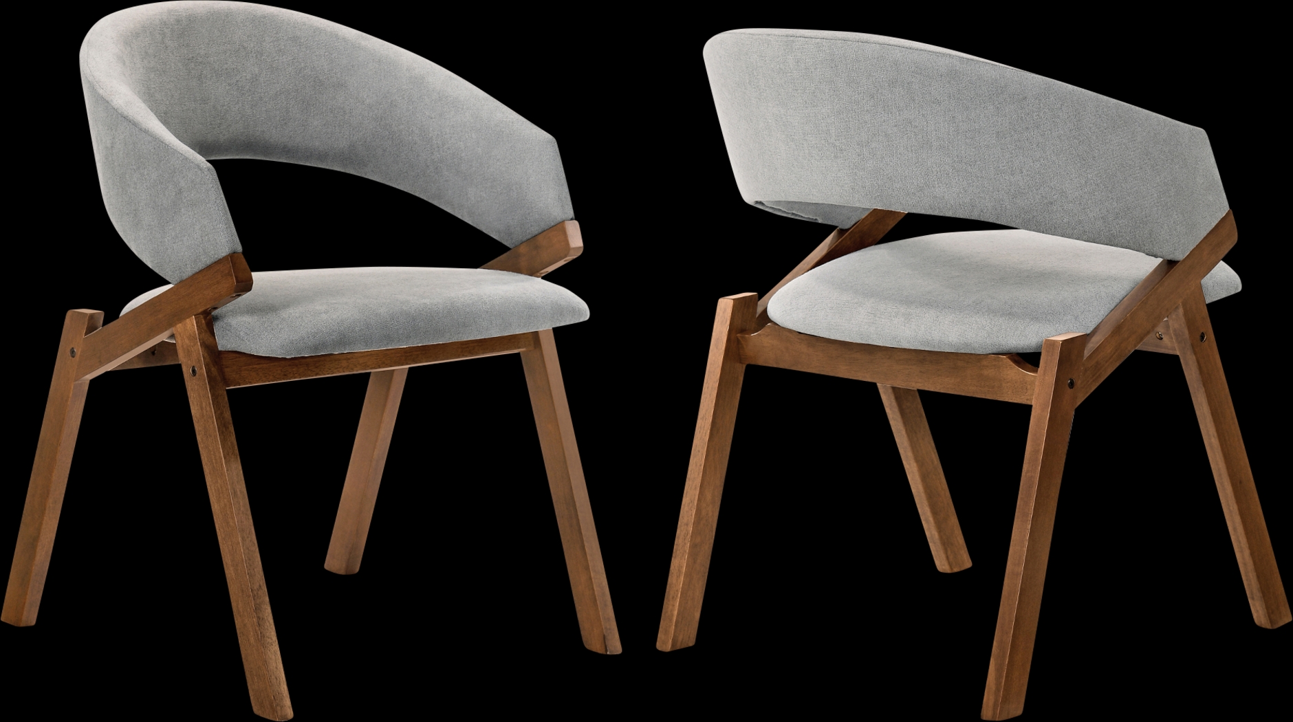 Sheralee II Gray Dining Chair, Set of 2 - Thumbnail - Image 1