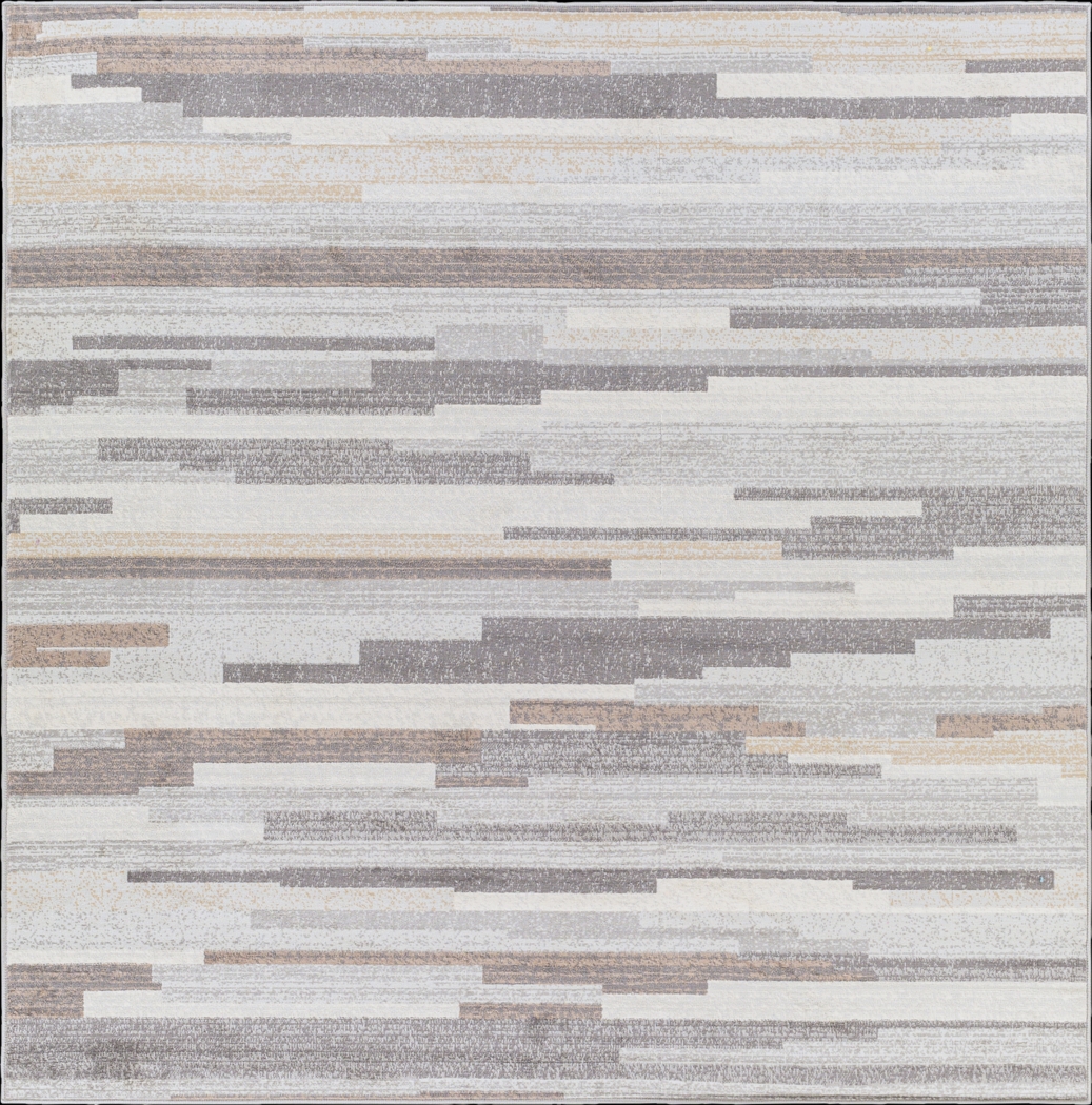 Sherbon I Gray 6'7 Square Rug - Thumbnail - Image 1