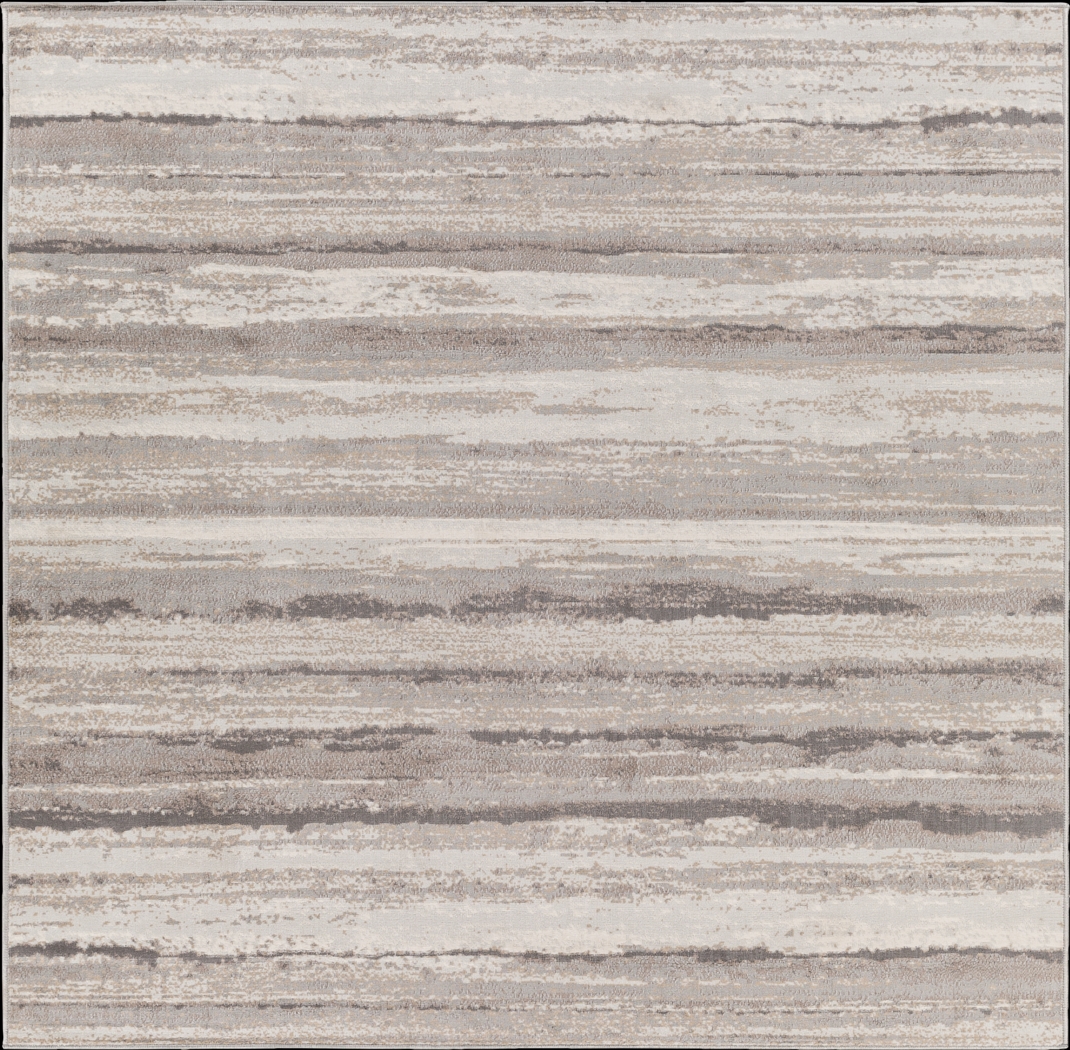 Sherbon III Gray 7'10 Square Rug - Thumbnail - Image 1