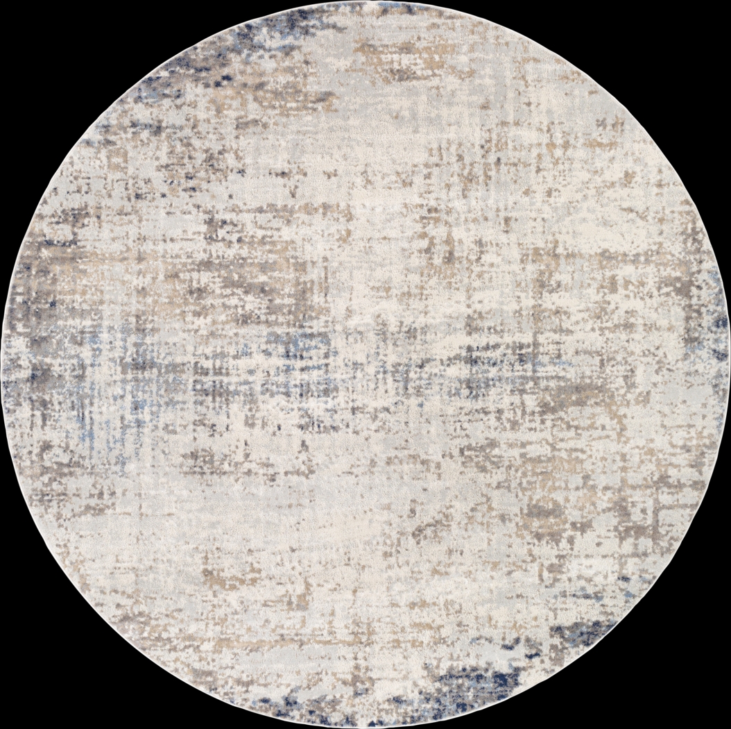 Sherbon IV Gray 7'10 Round Rug - Thumbnail - Image 1