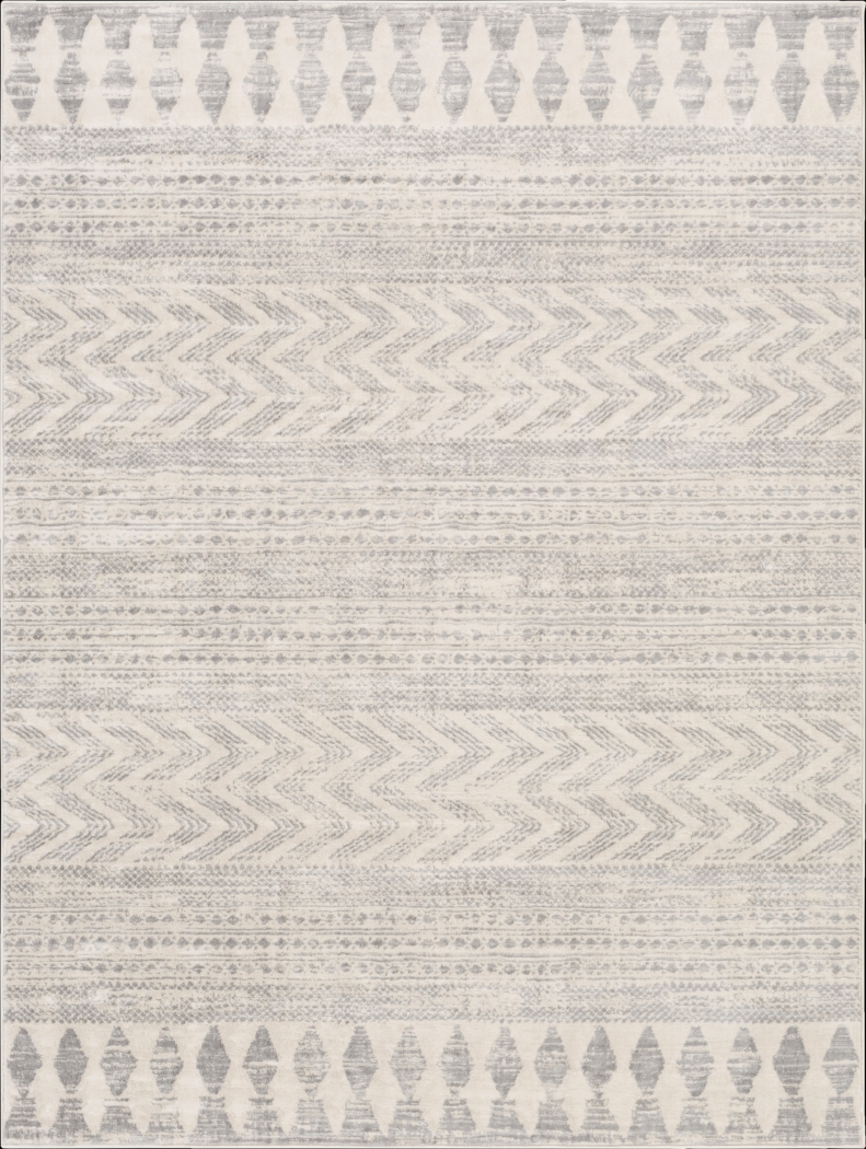 Sherbon V Off-White 6'7 x 9' Rug - Thumbnail - Image 1