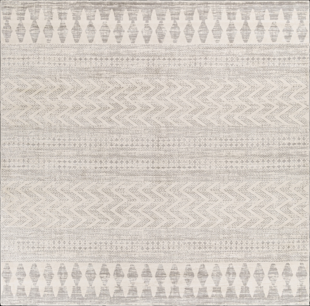 Sherbon V Off-White 7'10 Square Rug - Thumbnail - Image 1