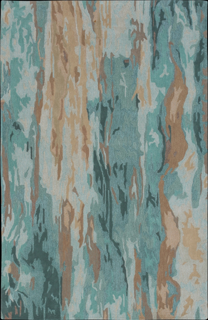 Sherburn Blue 5' x 7'6 Rug - Thumbnail - Image 1