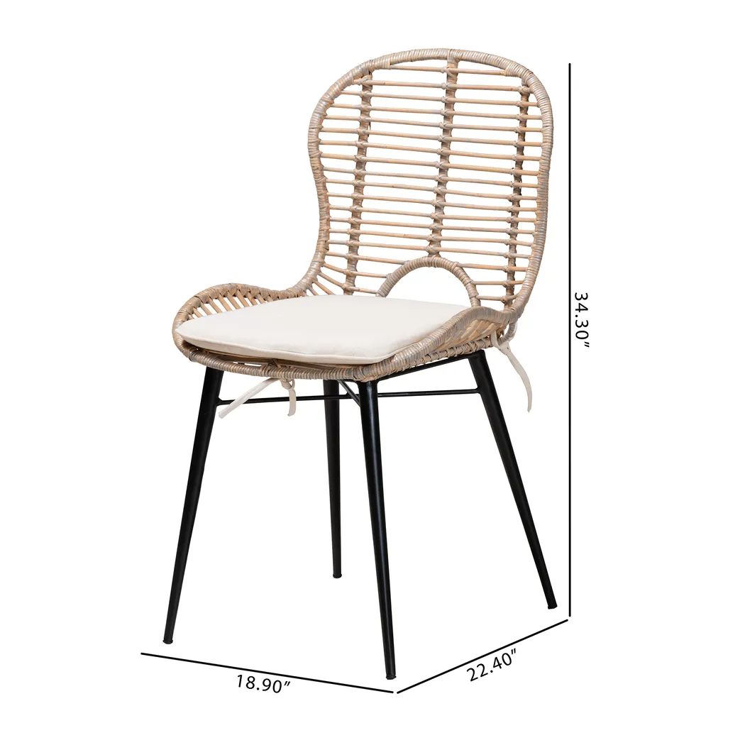 Sherburne Natural Dining Chair, Set of 2 - Thumbnail - Image 9