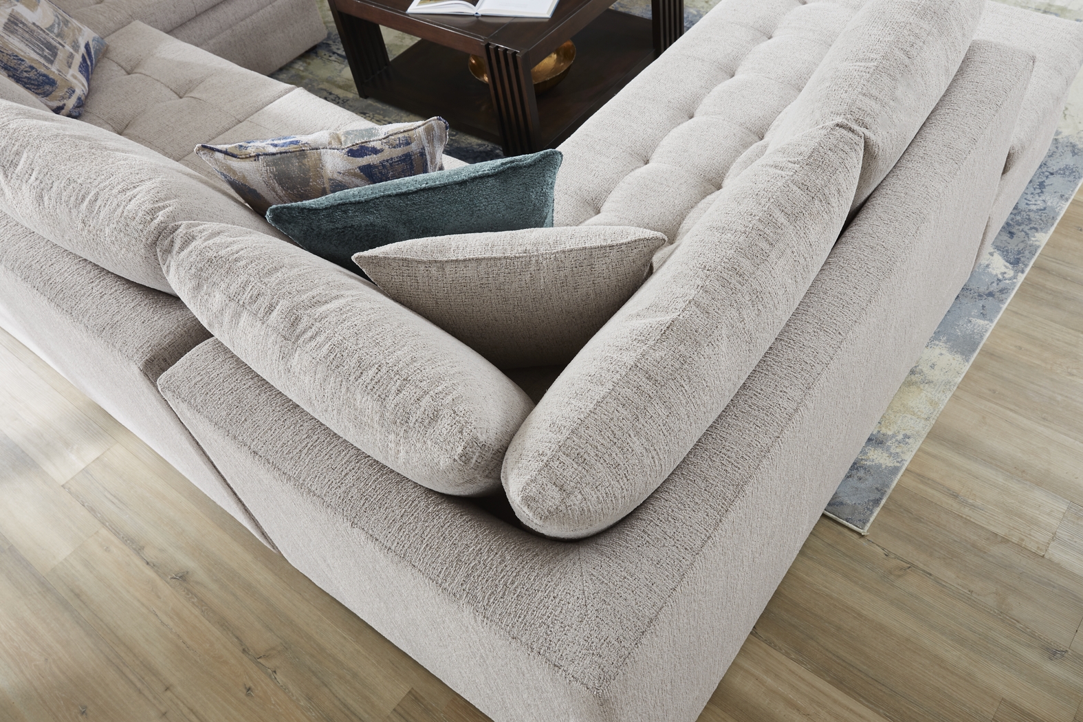 Sheridan Place Gray 3 Pc Sectional - Thumbnail - Image 3