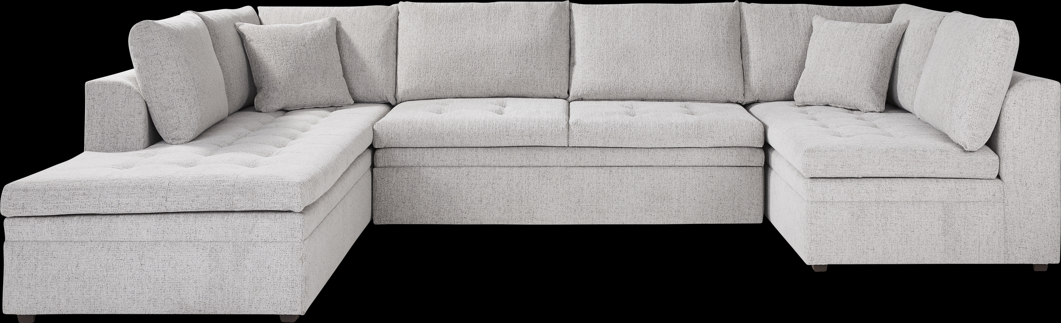 Sheridan Place Gray 3 Pc Sectional - Thumbnail - Image 1