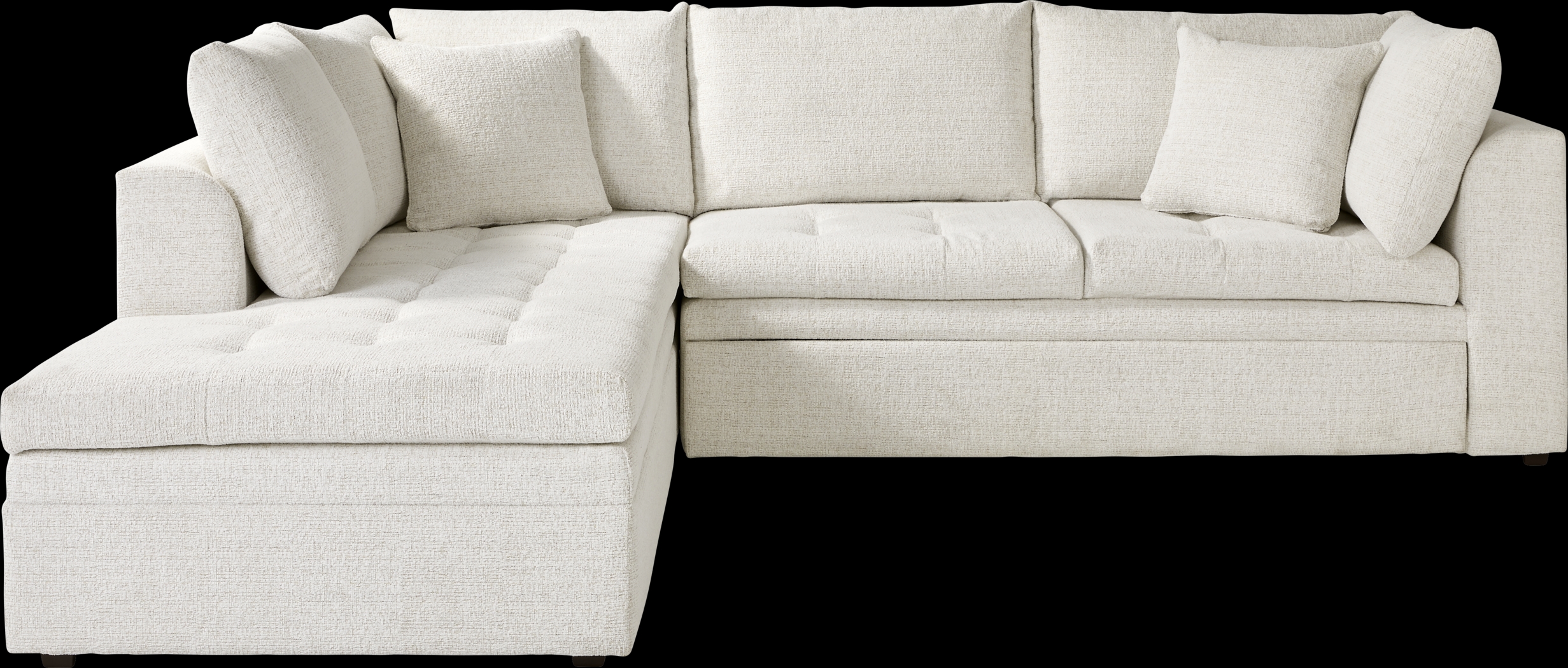 Sheridan Place Off-White 2 Pc Sleeper Sectional - Thumbnail - Image 1