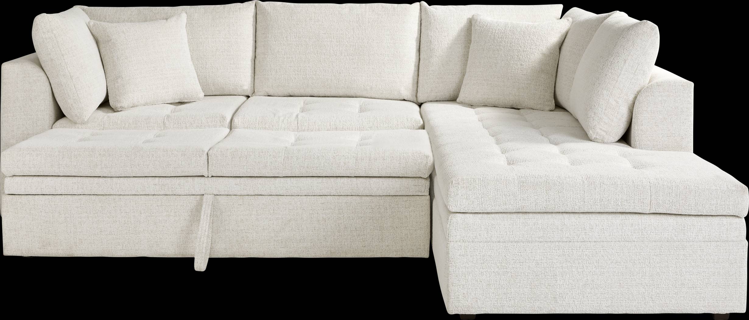 Sheridan Place Off-White 2 Pc Sleeper Sectional - Thumbnail - Image 3