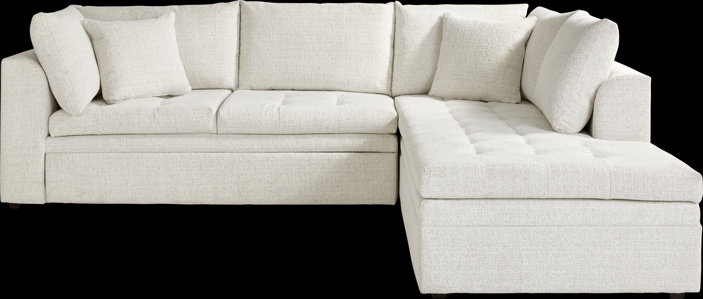 Sheridan Place Off-White 2 Pc Sleeper Sectional - Thumbnail - Image 1
