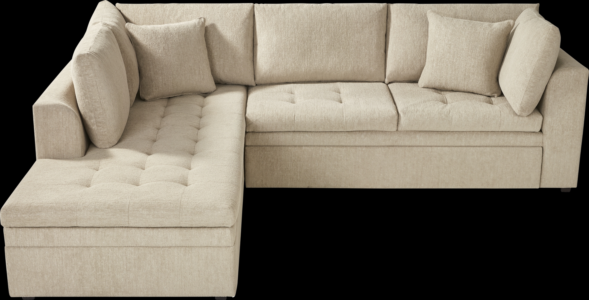 Sheridan Place Putty 2 Pc Sleeper Sectional - Thumbnail - Image 1