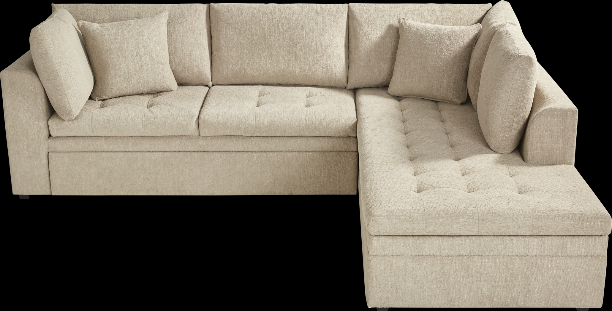 Sheridan Place Putty 2 Pc Sleeper Sectional - Thumbnail - Image 1