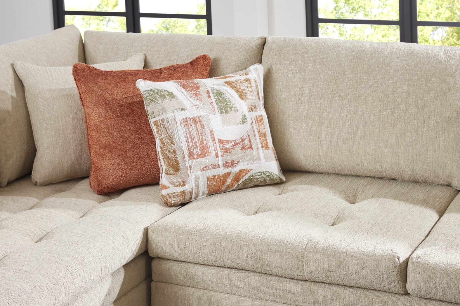 Sheridan Place Putty 3 Pc Sectional - Thumbnail - Image 4