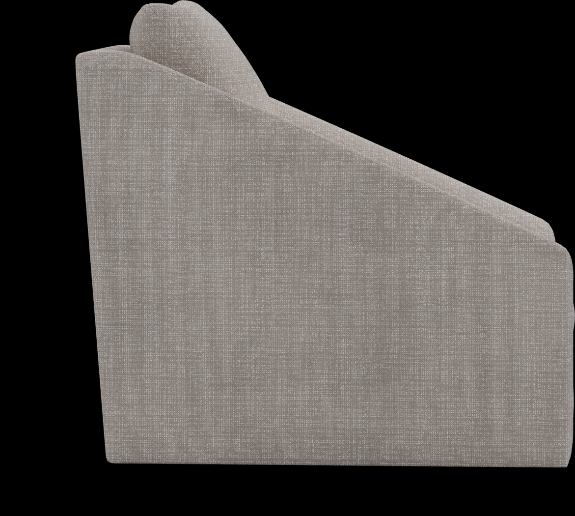 Sheridan Square Gray Swivel Accent Chair - Thumbnail - Image 3