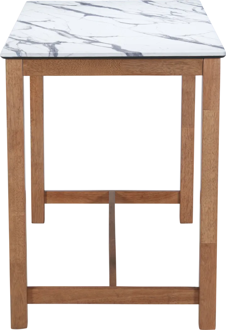 Sherin White Counter Height Table - Thumbnail - Image 4